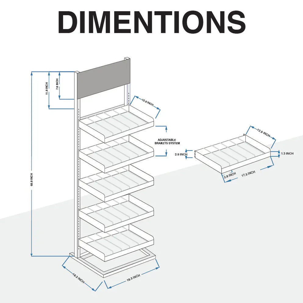 Display Rack Aerosol Assortment - Holds up to 150 Aerosol Cans ...