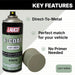 E-Coat Light Green 11 Oz Aerosol Spray Can (DTM) Automotive Primer, Restoration, Olive Ecoat Finish - 57079 National Supply Company