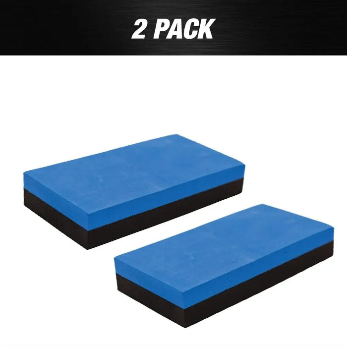 EVA Sanding Blocks Semi Rigid Double Sided Sand Sponge (2 Pack) - National Supply Company