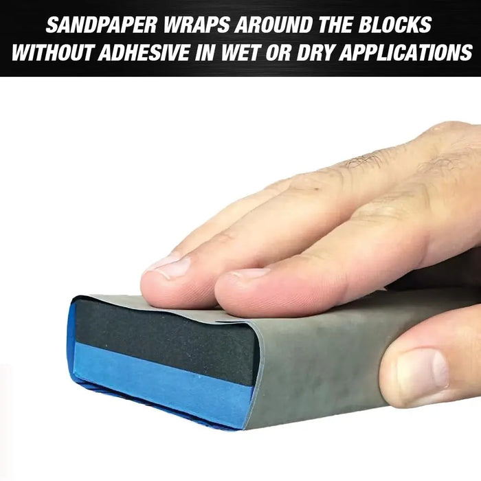 EVA Sanding Blocks Semi Rigid Double Sided Sand Sponge (2 Pack) - National Supply Company
