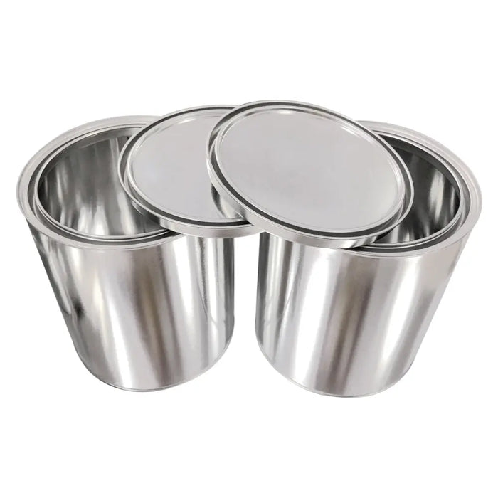 Empty Gallon Paint Cans with Lids - BOX OF 36 - Bulk Empty Metal 128onz Paint Cans with Lids Set for DYI, Storage and Professional Projects - National Supply Company