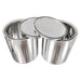 Empty Gallon Paint Cans with Lids - BOX OF 36 - Bulk Empty Metal 128onz Paint Cans with Lids Set for DYI, Storage and Professional Projects - National Supply Company