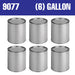 Empty Gallon Paint Cans with Lids (9077) National Supply Company