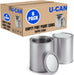 Empty Metal Pint Paint Cans with Lids - Box of 50 - 9073 National Supply Company