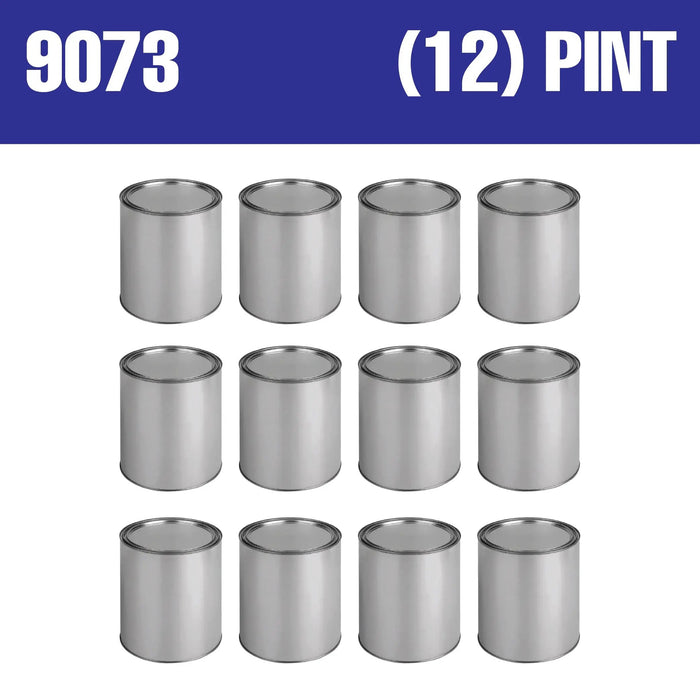 Empty Metal Pint Paint Cans with Lids (9073) National Supply Company
