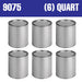 Empty Metal Quart Paint Cans with Lids (9075) National Supply Company