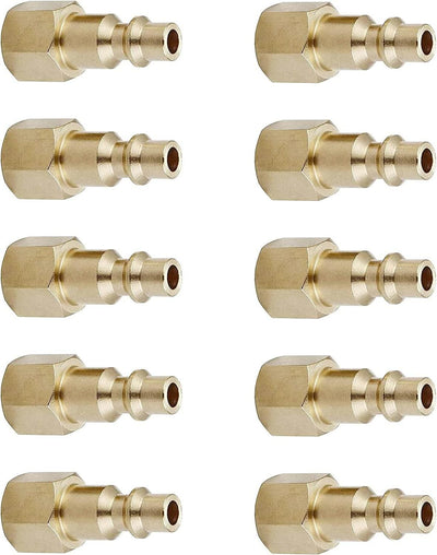 1/4-Inch Female Coupler Quick Connect, Air Hose & Air Coupler - Pack of 10