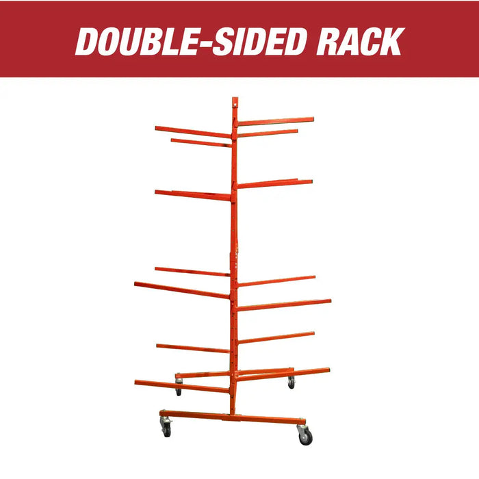Floor Mobile Bumper Storage Rack - Double Sided Bumper Storage Rack ...
