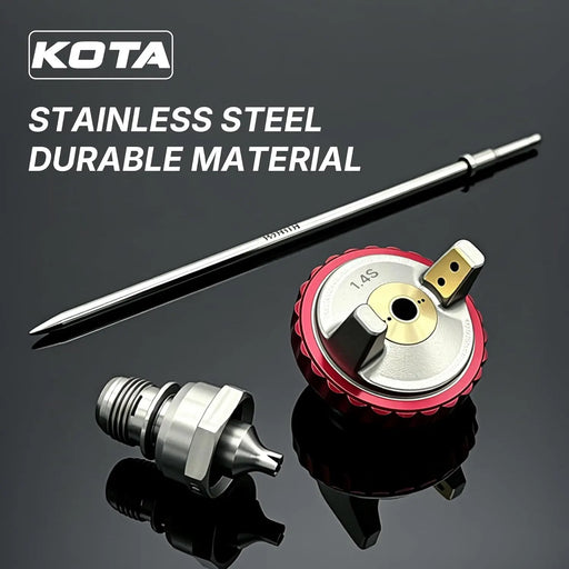 Fluid Nozzle and Aircap Needle Set Only fit for KOTA LVLP / MP Spray Gun paint National Supply Company