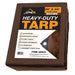 Heavy Brown Tarp - 16 MIL Multipurpose UV Resistant, Waterproof Protective Tarp Cover with Metal Grommets and Reinforced Edges - for Roof, Camping, Patio, Pool, Boat, Car National Supply Company
