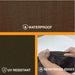 Heavy Brown Tarp - 16 MIL Multipurpose UV Resistant, Waterproof Protective Tarp Cover with Metal Grommets and Reinforced Edges - for Roof, Camping, Patio, Pool, Boat, Car National Supply Company