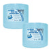 Heavy Duty cloths, Industrial Wipes Jumbo Roll, Blue (500 Sheets/Roll, 1 Roll/Case, 11.8” x 15” each sheet) National Supply Company