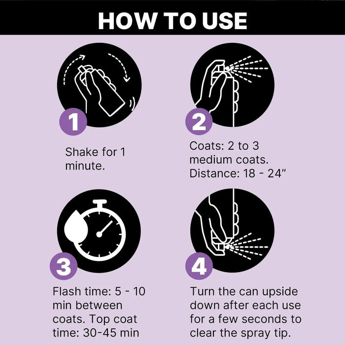 Heavy Texture Chip Guard Aerosol Spray Can 13oz - Matches Medium to Coarse OEM Textures - Clear National Supply Company