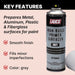 High-Building Primer Surfacer Grey 13oz Aerosol Spray Can - For Automotive and Industrial Use National Supply Company