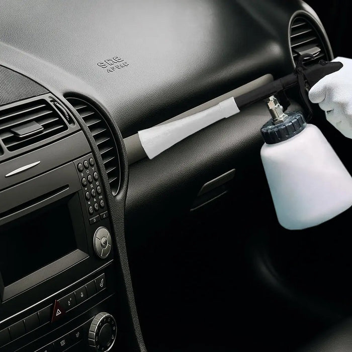 High Pressure Car Cleaning Tornado Air Gun Kit with 1L Foam Bottle, 2 Set Nozzle Sprayer Connector for Car Detailing - 26514 National Supply Company