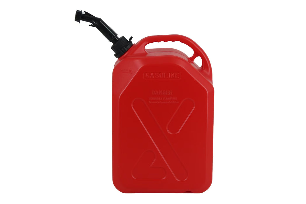 LAUCO Portable Fuel Caddy with Transfer Hose & Nozzle Gun – Wheeled Fuel Tank for Shop, Farm, Boat, or Garage Portable Gas & Diesel Container (5.3 Galllon)