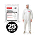 KOTA Disposable Coverall Suit - Hooded coverall, Elastic Waist & Wrist - Spray Painting National Supply Company