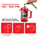 KOTA Non-Aerosol Pressure Sprayer, Refillable Steel Bottle, 32oz National Supply Company