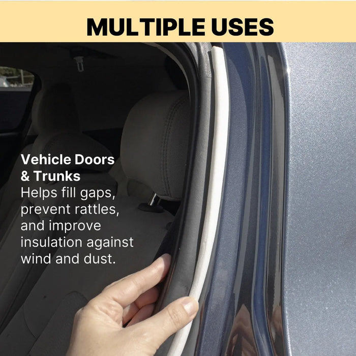 LAUCO 13MM x 50M Soft Edge Foam Masking Tape for Sealing Car Door Jams Overspray Protection (1/2 Inch x 55 Yards) - (19528) National Supply Company