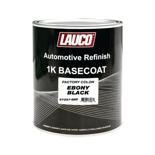 LAUCO 1K Basecoat Ebony Black – 1 Gallon Black Automotive Paint – Factory Color Match Lauco