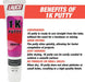 LAUCO 1K Body Filler Putty (24 Pack) and 300 Spreaders (100pack of 4 Inches, 100pack of 5 inches, 100pack of 6 inches) - Quick & Easy Combo Pack for Multiple Surfaces Repairs National Supply Company