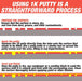 LAUCO 1K Body Filler Putty (24 Pack) and 300 Spreaders (100pack of 4 Inches, 100pack of 5 inches, 100pack of 6 inches) - Quick & Easy Combo Pack for Multiple Surfaces Repairs National Supply Company