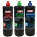 LAUCO 3-Step Paint Correction Compound Kit – Includes Rapid Cut, Classic Polish & High-Shine Finish (3 x 1000mL) – Silicone-Free, Professional Automotive Polishing System [36101+36102+36103] Lauco