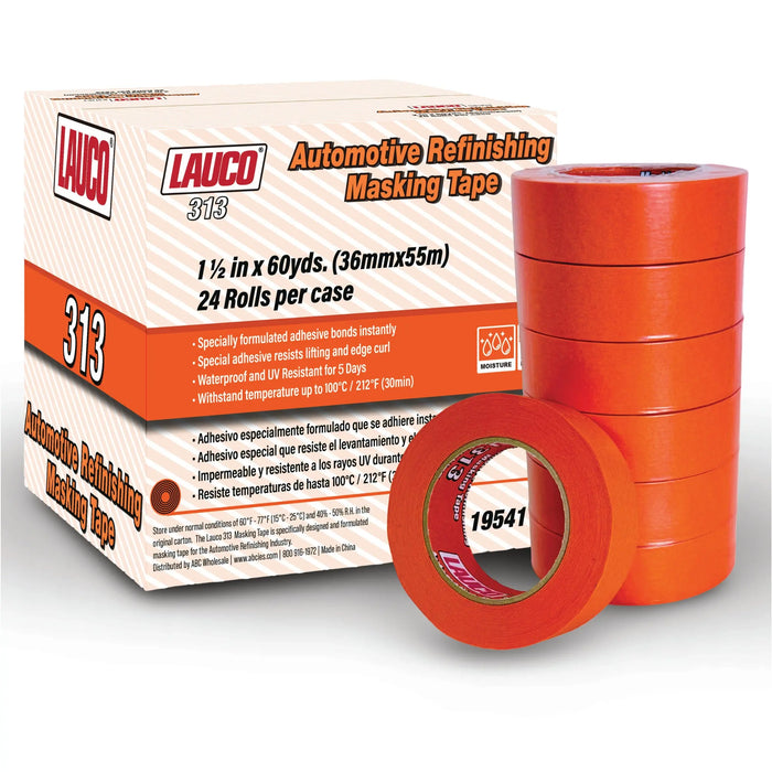 LAUCO 313 Industrial Masking Tape - Orange for Automotive National Supply Company