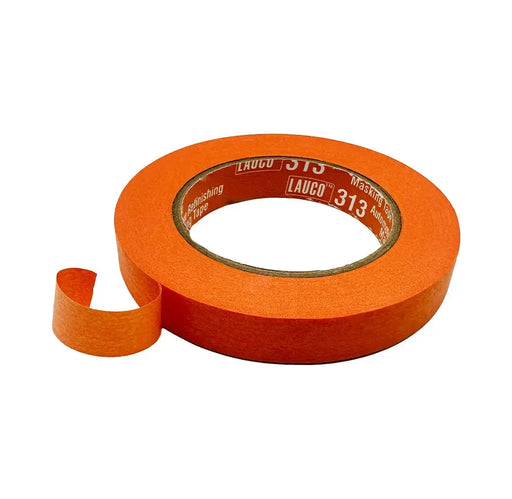 LAUCO 313 Industrial Masking Tape - Orange for Automotive Size: 18x55mm 48 units [19540] National Supply Company