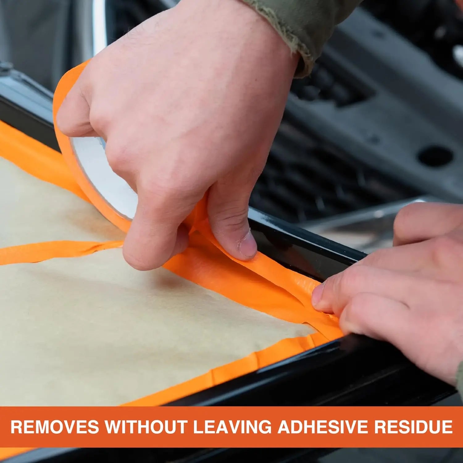 LAUCO 313 Industrial Masking Tape - Orange for Automotive Size: 48x55mm 20 units [19542] National Supply Company