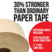 LAUCO 3" x 450' Gummed Paper Tape – Water Activated Kraft Packing Tape for Shipping & Heavy Duty Packaging – Tamper Evident Brown Gum Tape with Fiberglass Support – 10 Rolls, Biodegradable National Supply Company