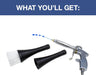 LAUCO Air Blow Gun for Car Detailing, High-Pressure Cleaner with Nozzle & Brush National Supply Company