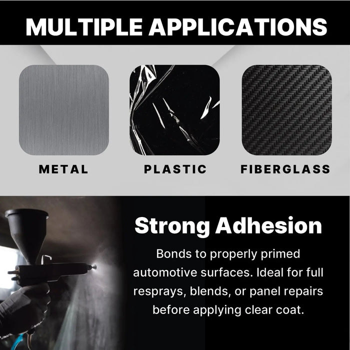 LAUCO Black 1K Basecoat Automotive Paint – Factory Color Match Ebony – 1 Quart – Spray Gun Ready – Deep Black Finish – Mixing Ratio 1:1 – Auto Body Refinish [87287-Quart] LAUCO