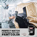 LAUCO Black 1K Basecoat Automotive Paint – Factory Color Match Ebony – 1 Quart – Spray Gun Ready – Deep Black Finish – Mixing Ratio 1:1 – Auto Body Refinish [87287-Quart] LAUCO