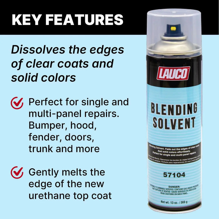 LAUCO Blending Solvent 13 Oz Aerosol Spray Can - Perfect for Single and Multi-Panel Repair - 57104 National Supply Company