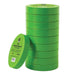 LAUCO DINOGREN 333 Performance Masking Tape – 1 Inch x 60 Yards (9 Rolls) – Green Automotive Masking Tape – Heat, UV & Water Resistant – Clean Removal [6068-9] LAUCO