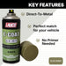 LAUCO E-Coat Olive Green 11 Oz Aerosol Spray Can - Direct to Metal (DTM) Automotive Primer, Restoration, Light Green - 57075 National Supply Company