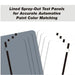 LAUCO Metal Spray Out Cards – White & Medium Grey Automotive Color Matching Test Panels – 4" x 6" Spray Out Sample Cards – Available in 50 Pack & 100 Pack (50 Pack) LAUCO