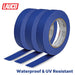 LAUCO Multi-Surface Blue Painter’s Masking Tape, Medium Adhesion, UV-Resistant, Clean Removal, 0.94 in x 60 yds (24mm x 55m) Rolls, Ideal for Indoor & Outdoor Painting, Trim, Walls LAUCO