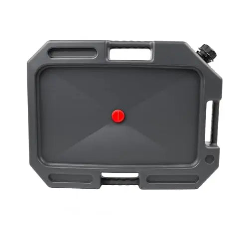 LAUCO Plastic Oil Drain Pan – 12 Liter Spill-Proof Container with Cap and Handle – Heavy-Duty Oil Change Catch Pan for Garage & Automotive Use (23.2" x 16.34" x 5.16") LAUCO