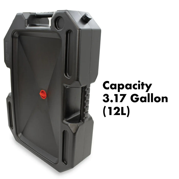 LAUCO Plastic Oil Drain Pan – 12 Liter Spill-Proof Container with Cap and Handle – Heavy-Duty Oil Change Catch Pan for Garage & Automotive Use (23.2" x 16.34" x 5.16") LAUCO