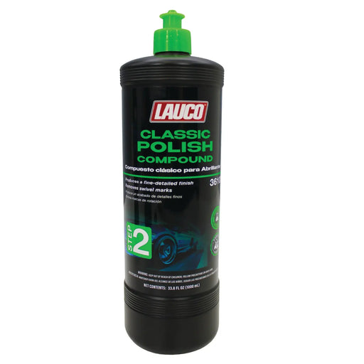 LAUCO Step 2 – Classic Polish Compound [36102] – Removes Swirl Marks & Scratches, Delivers Fine Detailed Finish – Automotive Grade, Silicone-Free Lauco