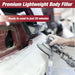 LAUCO Super Lite Premium Lightweight Body Filler - Pack of 2 -Super Smooth Formula forr Fast & Easy Automotive Repairs, Adheres to Fiberglass, Steel, Galvanized, Zinc & Aluminum, 2 Quart + 2 Hardener National Supply Company