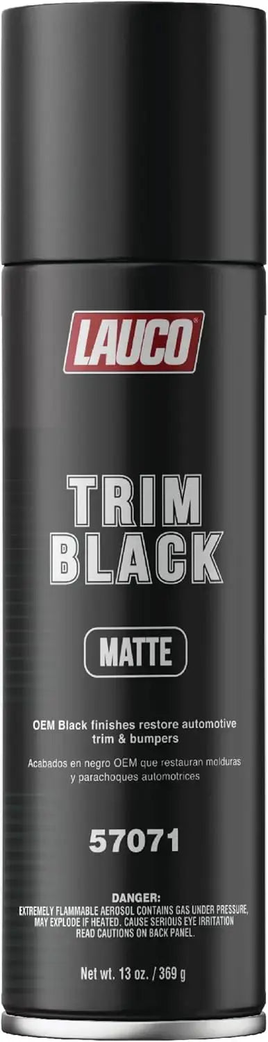 Trim Black Matte Aerosol 13 oz. Automotive Spray Paint Can National Supply Company