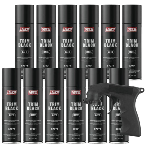 Trim Black Matte Aerosol 13 oz. Automotive Spray Paint Can National Supply Company