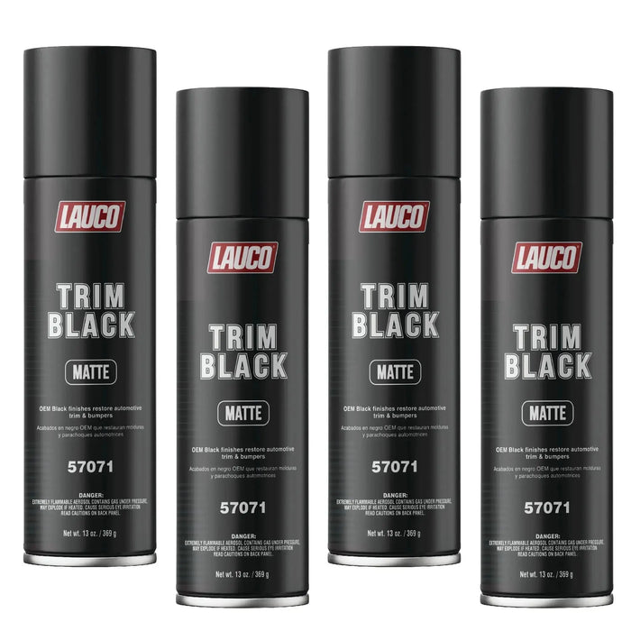 Trim Black Matte Aerosol 13 oz. Automotive Spray Paint Can National Supply Company