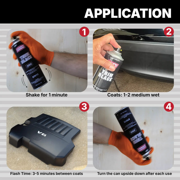 Trim Black Satin Aerosol 13 oz. National Supply Company