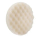 LAUCO White Foam Waffle Buffing Pad – 8” Single-Sided Polishing & Waxing Pad – Final Finish for High-Gloss Shine – Hook & Loop Backing (203.2mm) – 2 Pack LAUCO