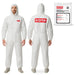 LAUCO White Polyester Reusable & Washable Paint Coverall Spray Suit With Hood National Supply Company