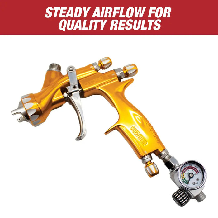 HVLP/LVLP Spray Gun Air Regulator with Pressure Gauge and Air Flow Control - National Supply Company